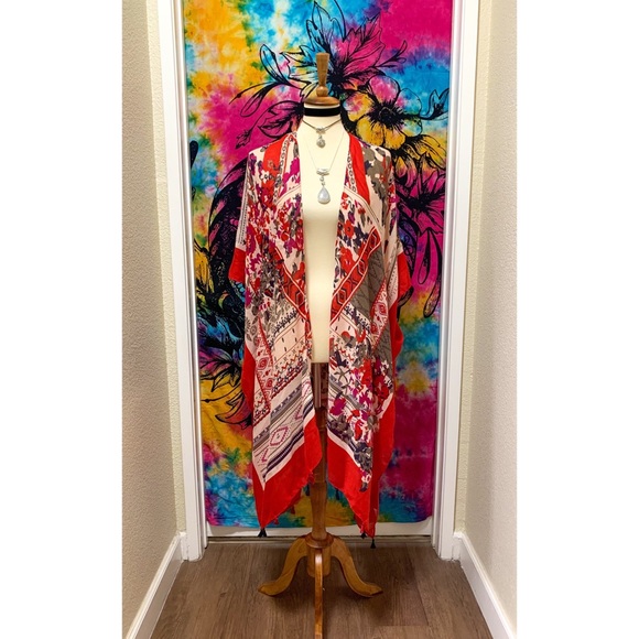 🌈 Beautiful summer boho kimono - Picture 2 of 11